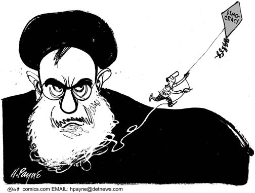 0622cIranElectionKiteUFSB&W