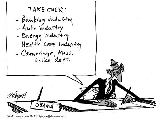 0724aObamaPoliceTakeoverUFSB&W