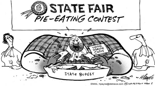 Budget Pie Eating Contest