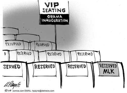 0116gObamaMLKInaugB&W