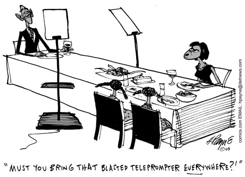 0315dObamaPrompterDinnerUFSB&W