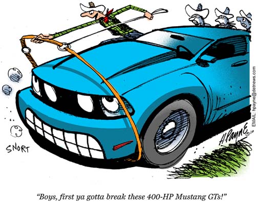 0105CARtoonBreakMustangGT